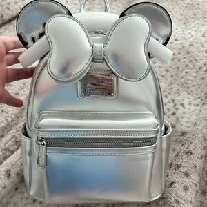Loungefly Disney Platinum 100th Backpack *Brand New*